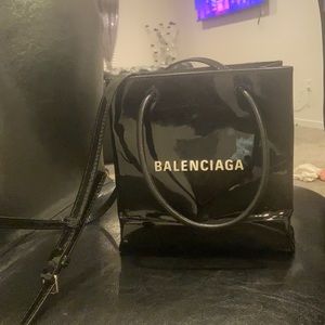 Black balenciaga bag